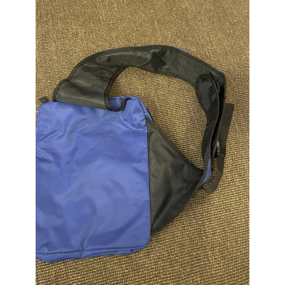 Vintage Sling Bag Crossbody Backpack Y2K 2000s 90s Dark Blue Messenger Style 00s